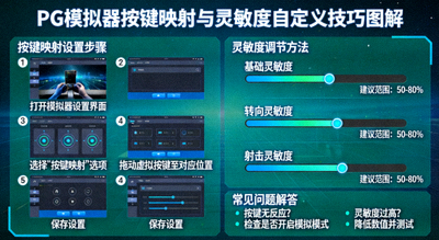PG模拟器按键映射与灵敏度自定义技巧图解